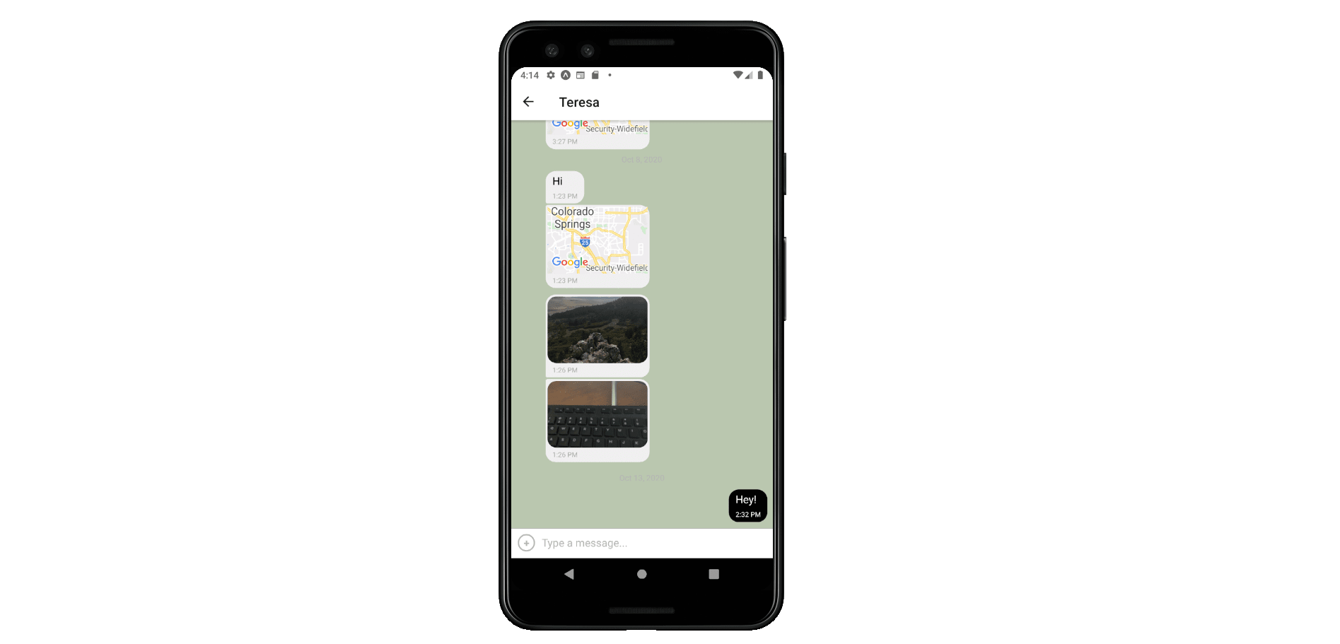 chat-app screenshot 2