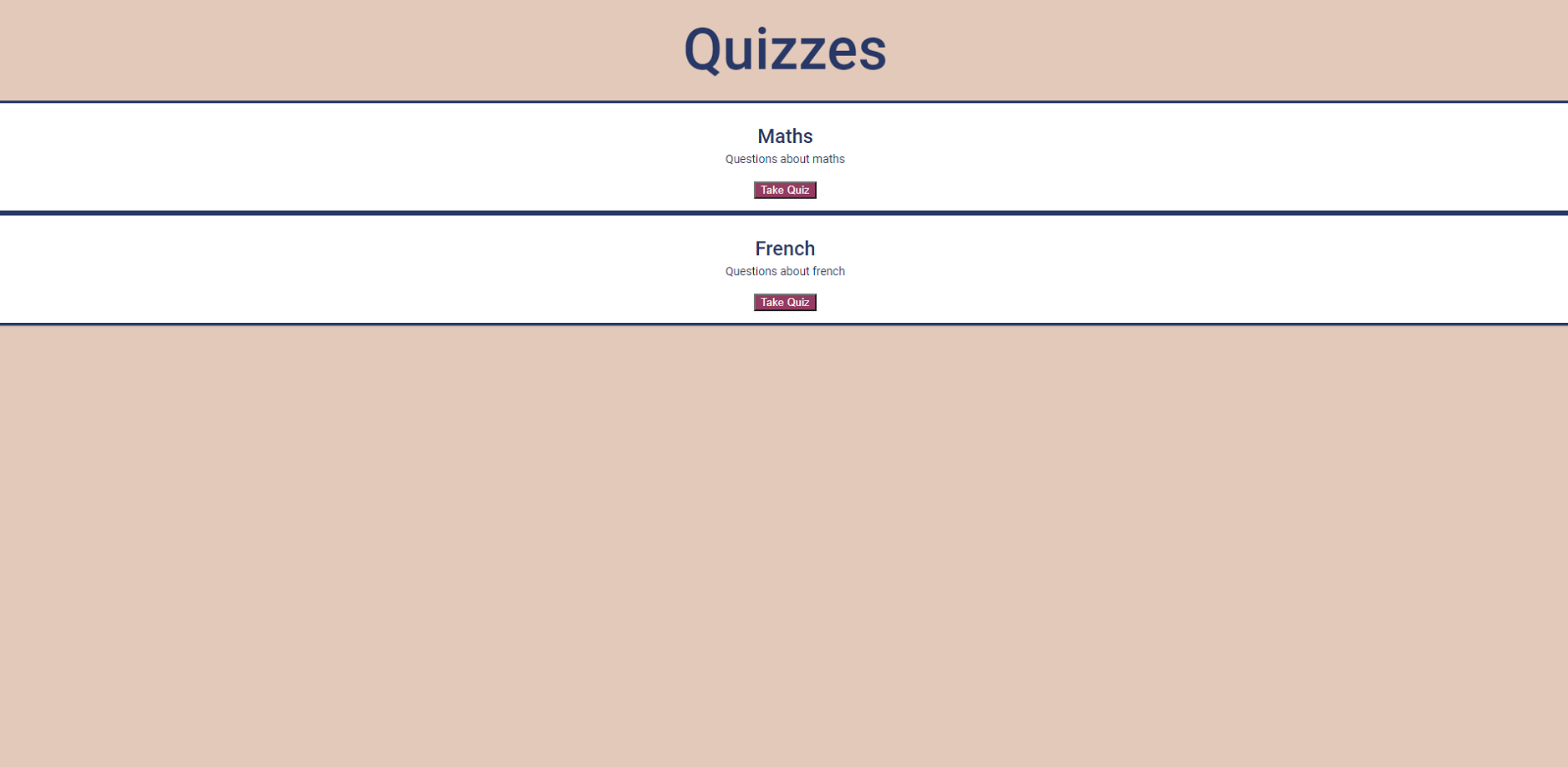 Quiz website photo